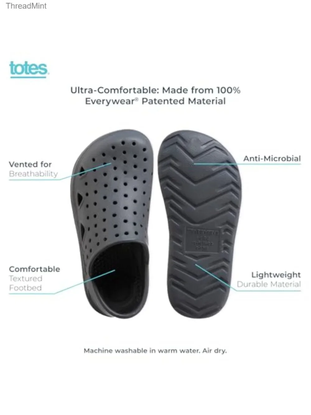 Kids' Waterproof Clog Sandals with Strap - Lightweight & Breathable
